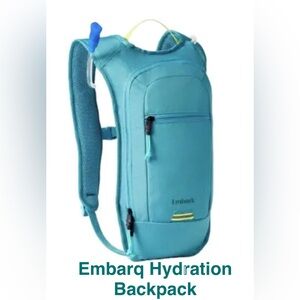 Embarq 4L Capacity w/ 2 Liter Teal Hydration Backpack 🎒NWT